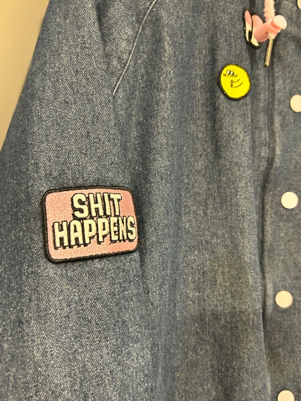 Lined denim jacket - Picture 3 of 9
